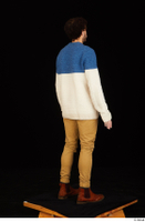  Pablo brown shoes brown trousers dressed standing sweater whole body 0006.jpg
